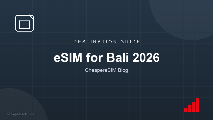 Mejor eSIM para Bali e Indonesia 2026: cobertura, datos y precios