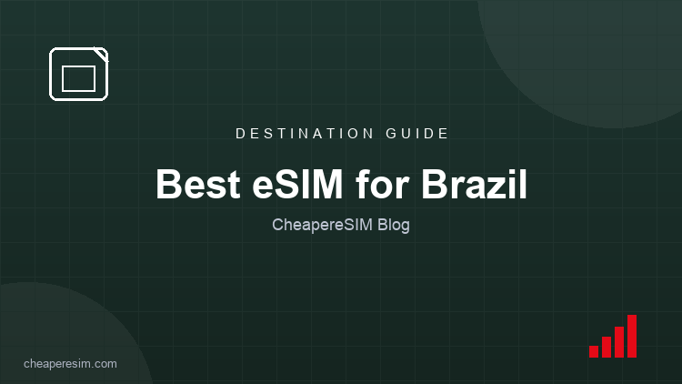 Best eSIM for Brazil 2026: Coverage, WhatsApp and How Much Data You Really Need