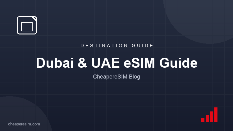 Best eSIM for Dubai and the UAE 2026: Data Plans, Coverage and Prices
