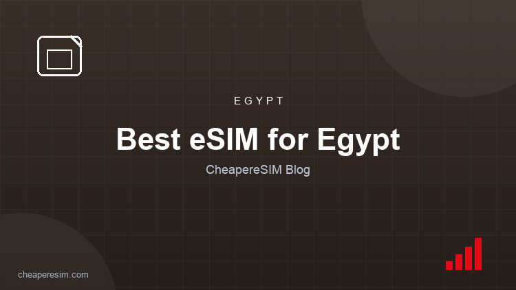 Best eSIM for Egypt 2026: Coverage, Data Plans and Prices