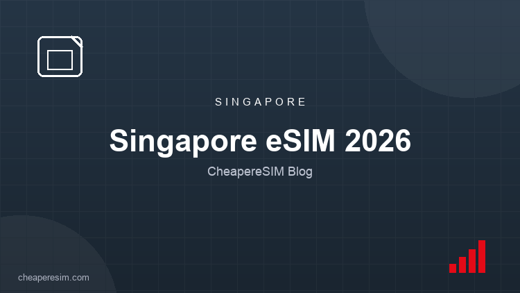 Best eSIM for Singapore 2026: Plans From $1.00