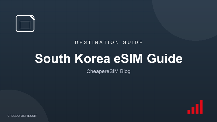 Beste eSIM für Südkorea 2026: Tarife, Netzabdeckung und Preise